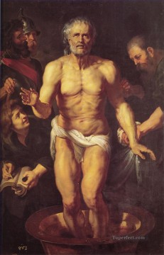 Pedro Pablo Rubens Painting - La muerte de Séneca Barroco Peter Paul Rubens
